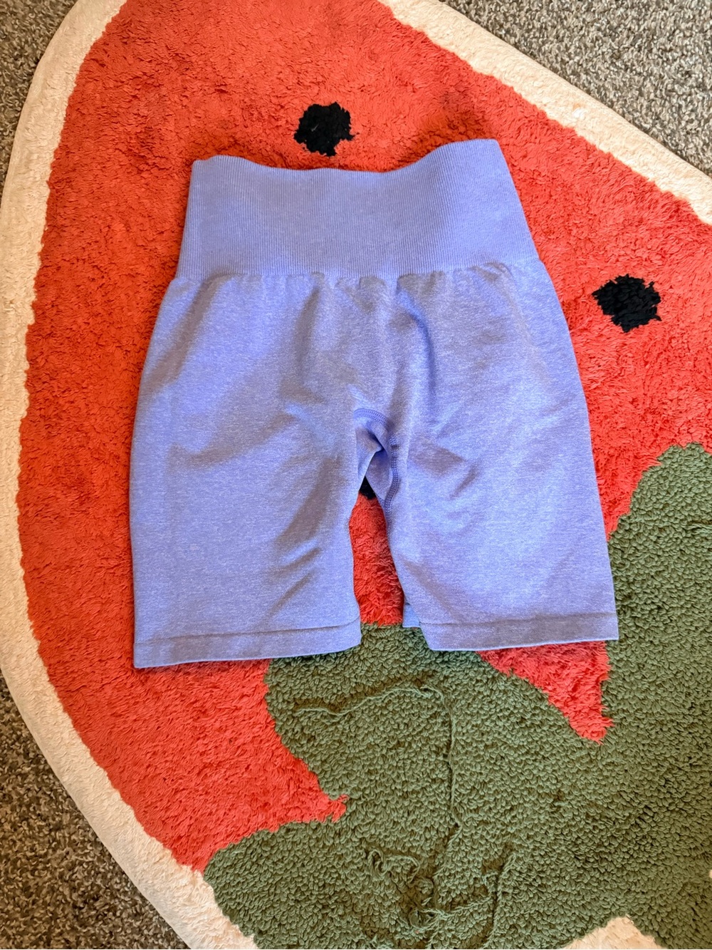 NVGTN High-Waist Athletic Bike Shorts in Light Lavender